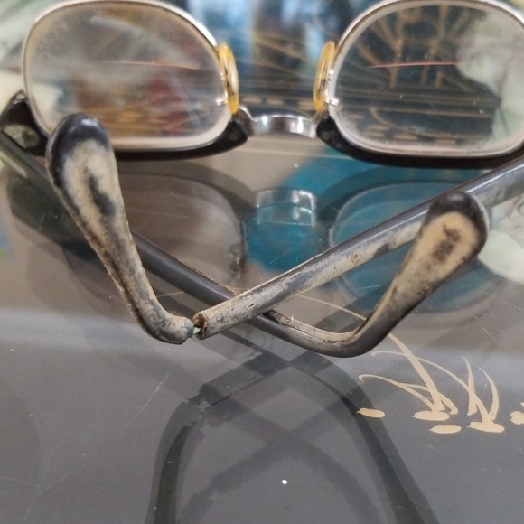 VTG Universal Cat Eye 12K Gold 1950s Glasses - Picture 3 of 8